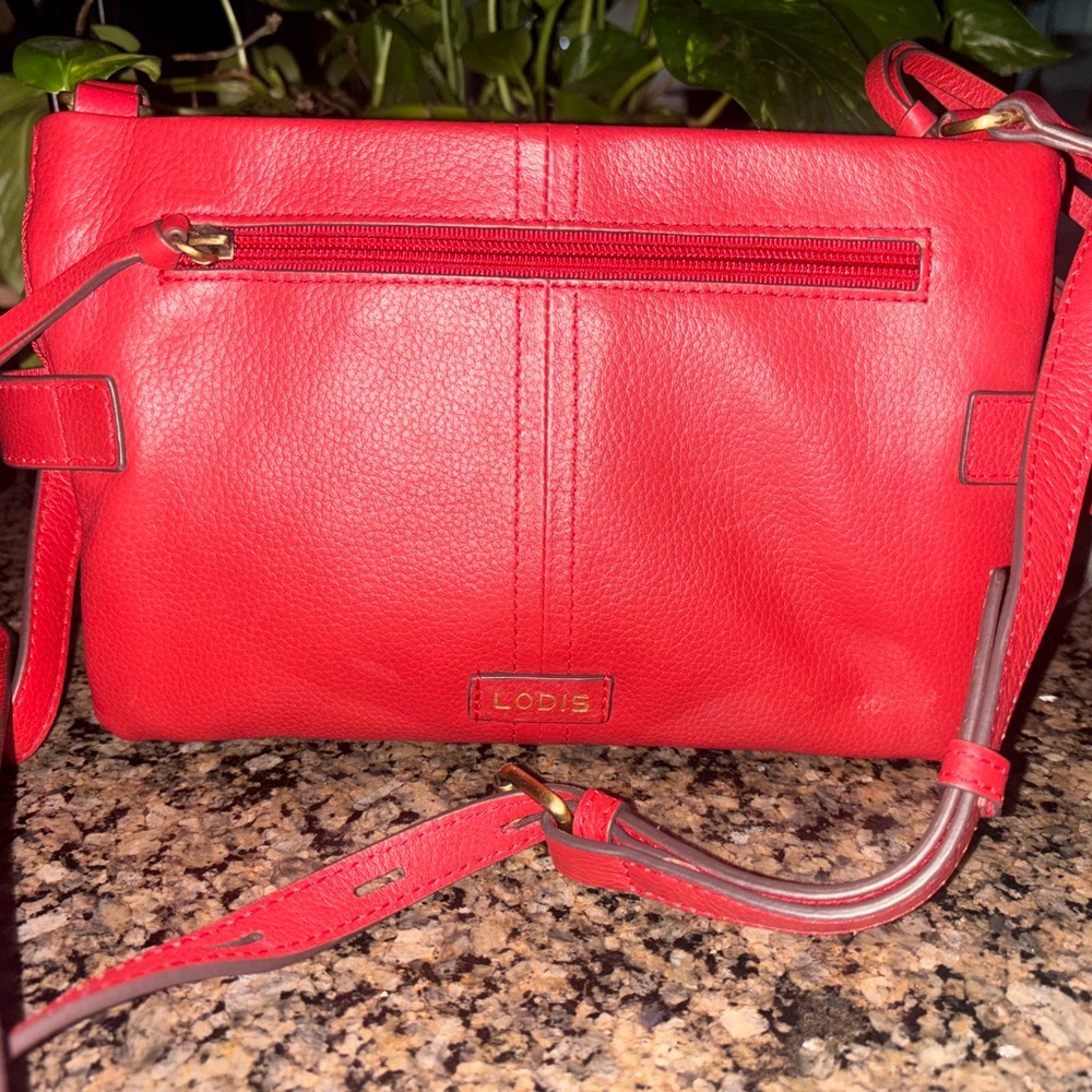 Lodis Vibrant Red Crossbody Bag